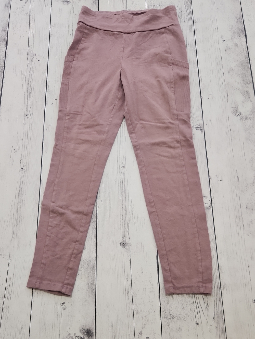 Art Class Girls Size Medium 8 Pink/light Purple Side Pockets Leggings.